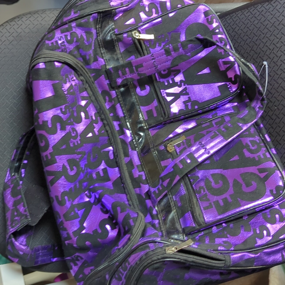 Purple /Black Las Vegas duffle bag - Picture 4 of 4
